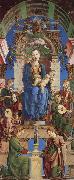 The Virgin and Child Enthroned with Angels Making Music